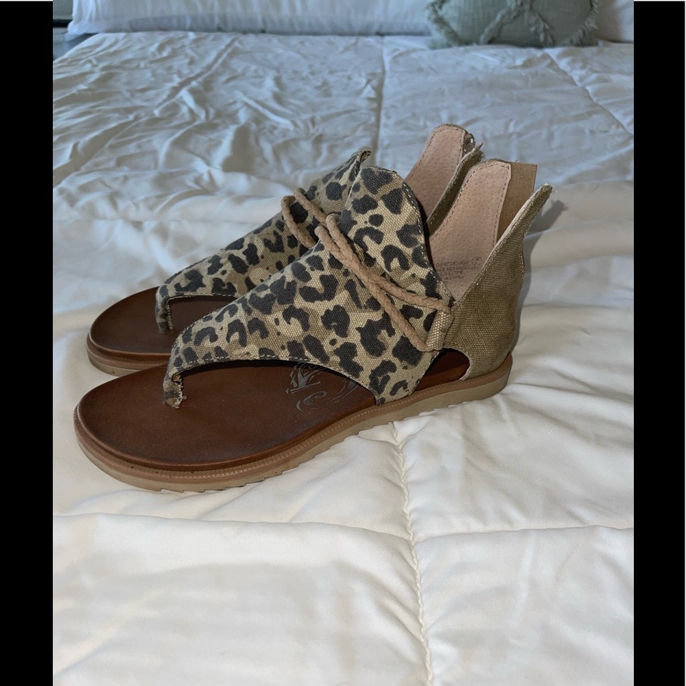 Leopard Sandals